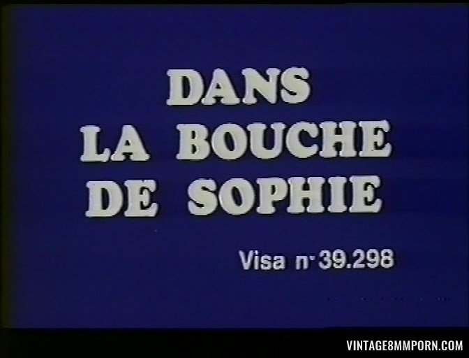 Dans la bouche de Sophie (1980)