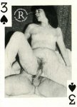 Black & White Retro Porn Playing Cards